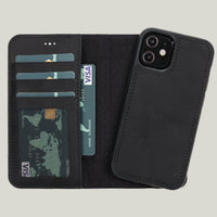 Liluri Deri Cüzdan Kılıf — iPhone 12 Mini — detay 2