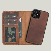 Liluri Deri Cüzdan Kılıf — iPhone 12 Mini — detay 3