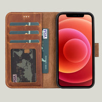 Liluri Deri Cüzdan Kılıf — iPhone 12 Mini — detay 6