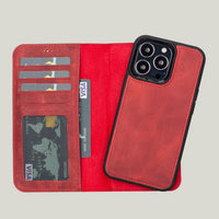 Liluri Deri Cüzdan Kılıf — iPhone 13 Pro — detay 1