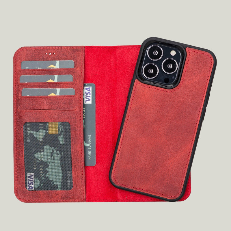 Liluri Deri Cüzdan Kılıf — iPhone 13 Pro