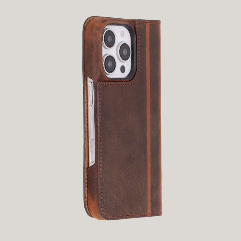 Sonat Deri Folio Kılıf — iPhone 16 Pro