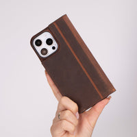 Sonat Deri Folio Kılıf — iPhone 16 Pro — detay 6