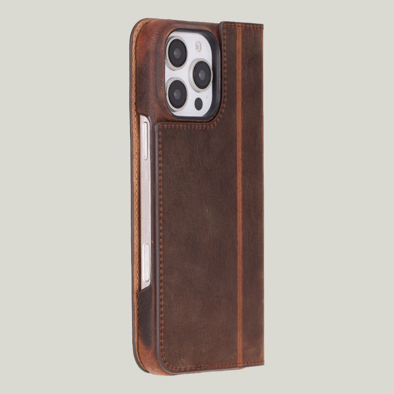 Sonat Deri Folio Kılıf — iPhone 16 Pro Max