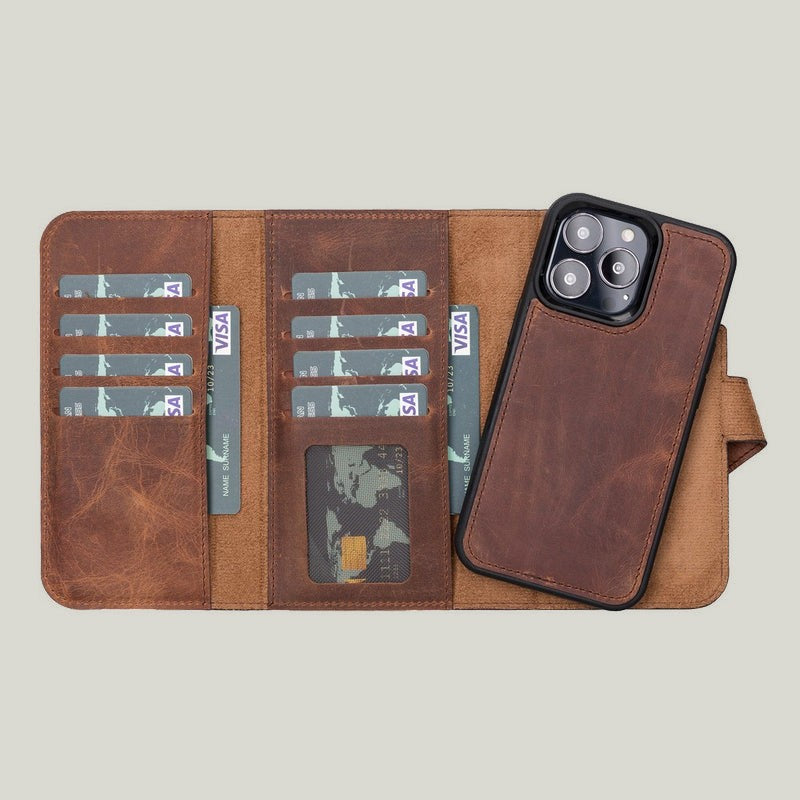 Vera Deri Cüzdan Kılıf — iPhone 13 Pro Max