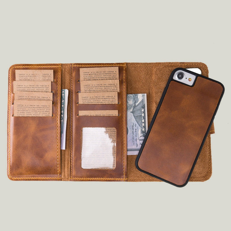 Vera Deri Cüzdan Kılıf — iPhone SE